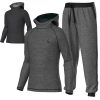 Unisex Reversable Pullover Hoodie and Pants Activewear Set
